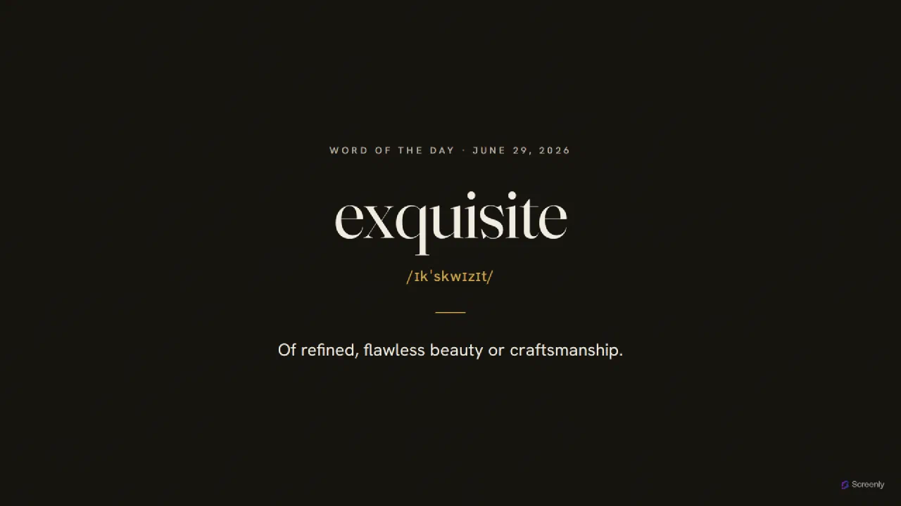 Word of the Day