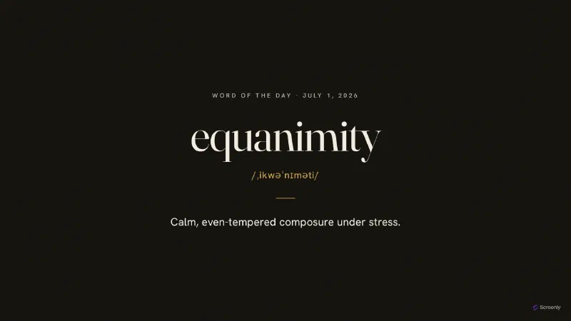 Word of the Day