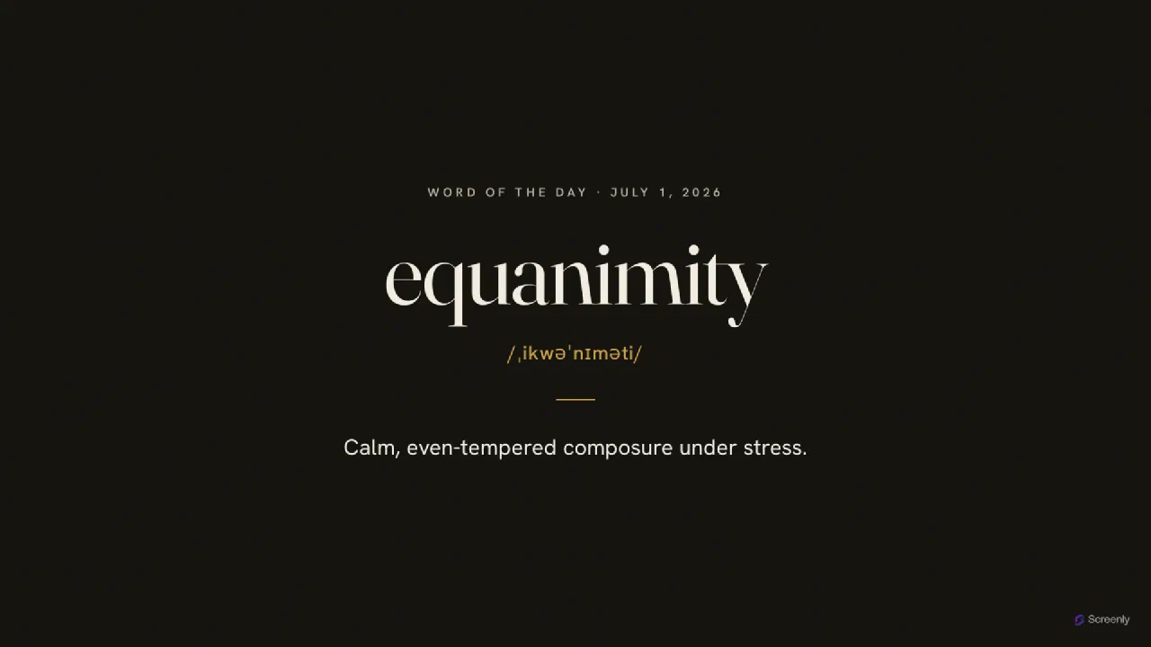 Word of the Day