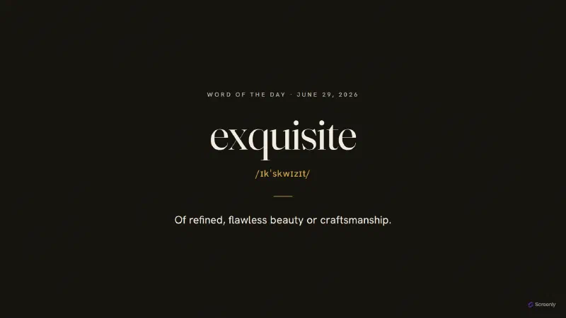 Word of the Day